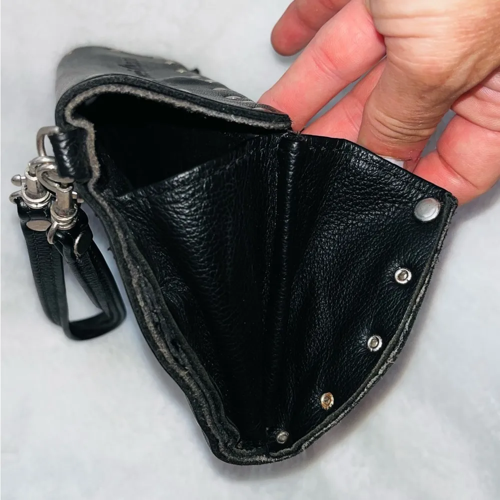 HARLEY-DAVIDSON Leather Wristlet Wallet - Image 5