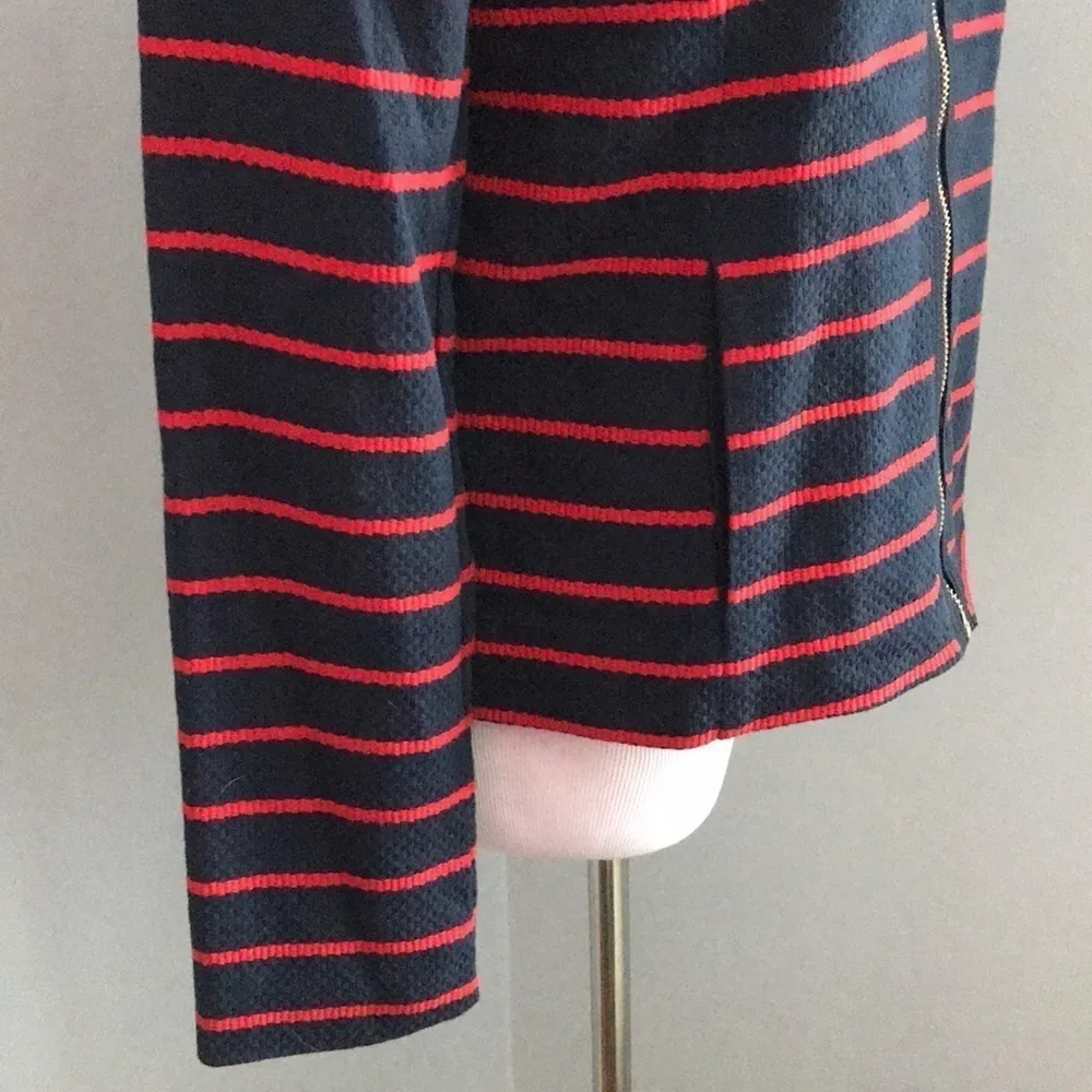 NWOT!! Tommy Hilfiger Navy Stripe Nautical Blazer - Image 4