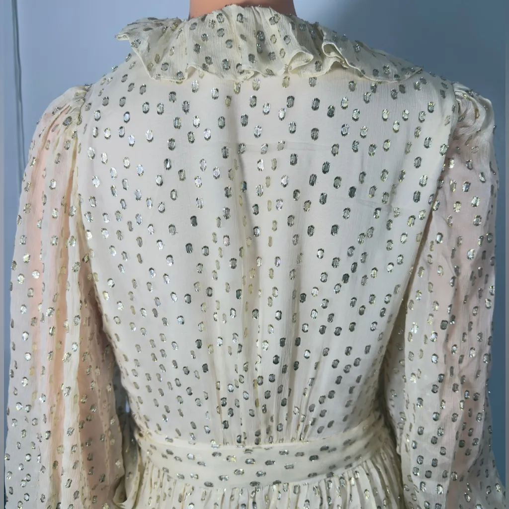 Zimmermann Cream Long Sleeve Dress - Image 15