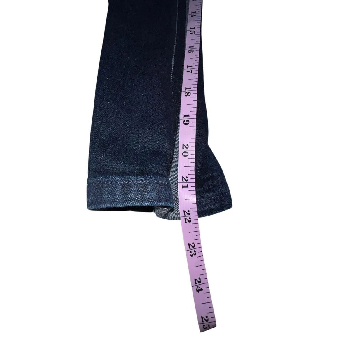 Vintage Y2K Parkers Jeans Denim Zip Jacket Made in USA Style 2017 Women’s XL Blue - Image 9