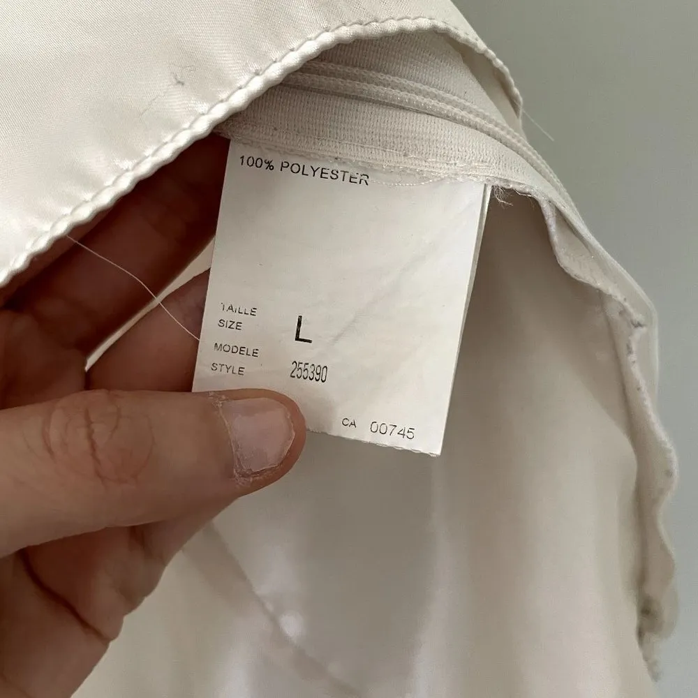 JS Boutique white satin feel tank top plus size large lightweight lingerie - Image 4