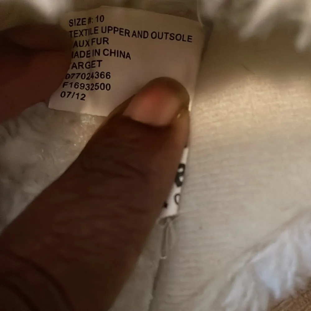 Soxtab Slip On Furry Cozy Sherpa Slide Sandals/Slippers Size 10 - Image 4