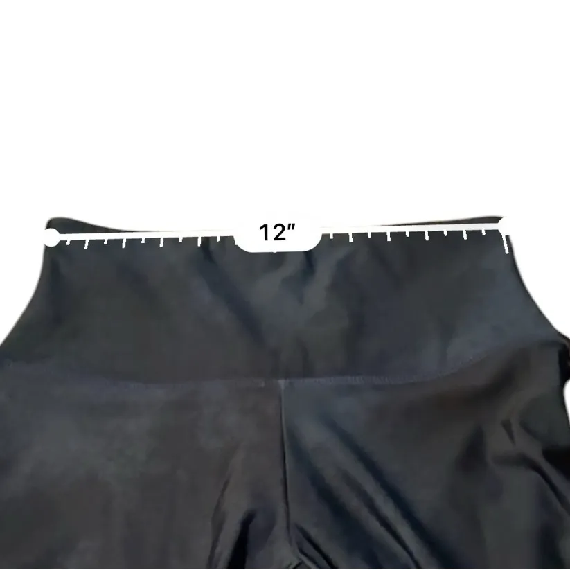 Onzie‎ Pebble Blue Tie Dye Midi High Rise Ankle Leggings Sz L NEW - Image 7