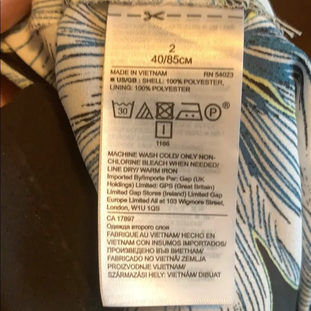 Banana Republic Navy Floral Pintuck Midi Dress 2 - Image 10