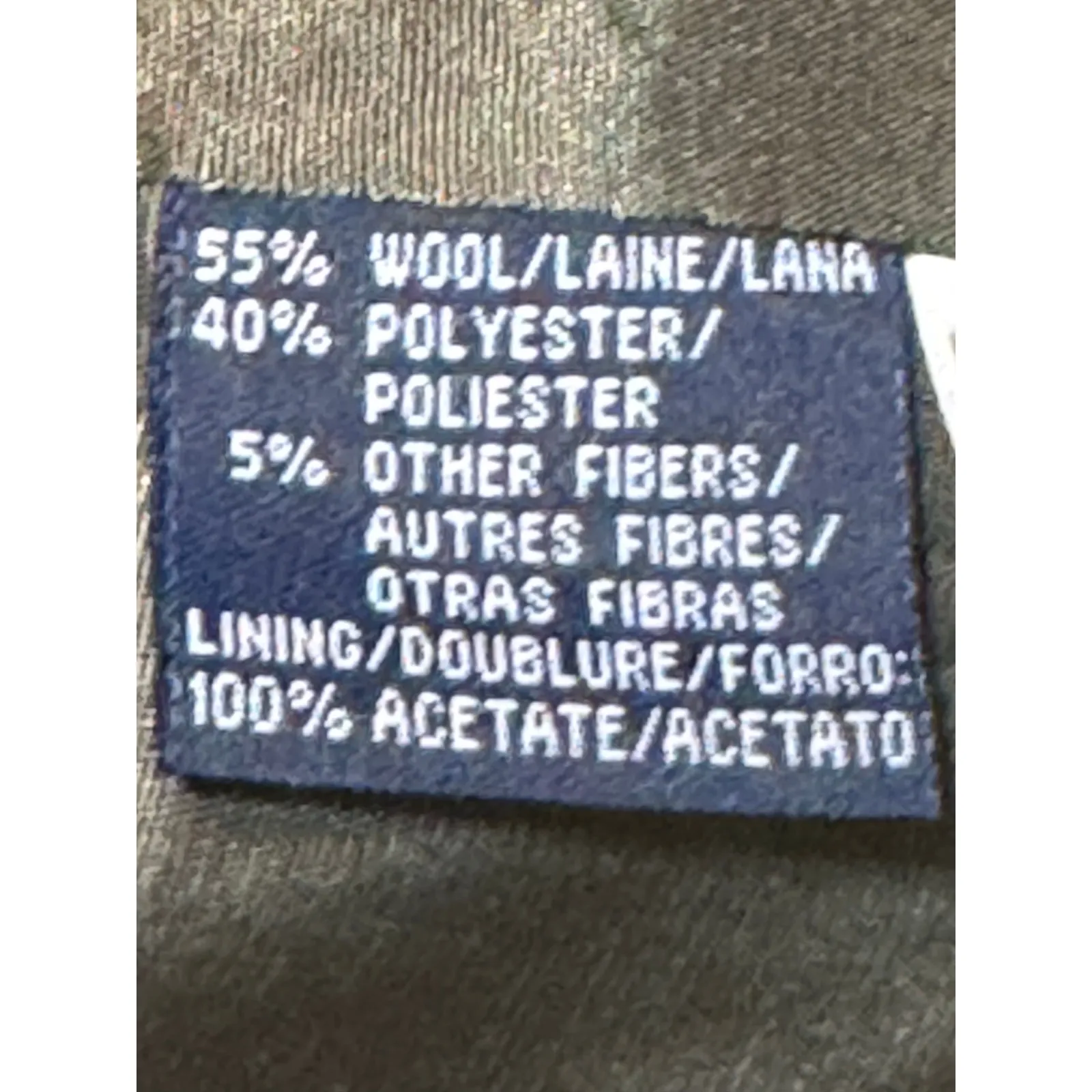 Liz Sport Jacket Herringbone Wool Blend Women’s Size 14 - Image 11