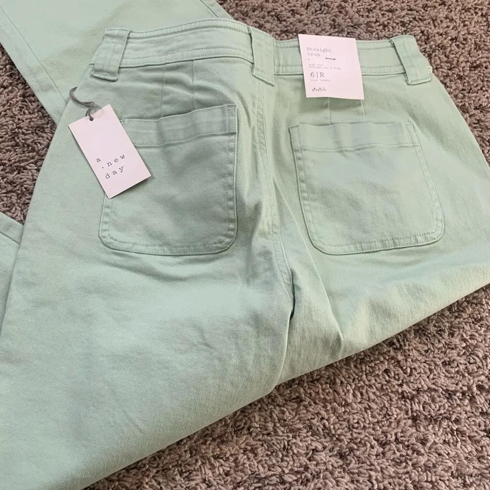 A new day | straight crop high rise size 6 pants - Image 3