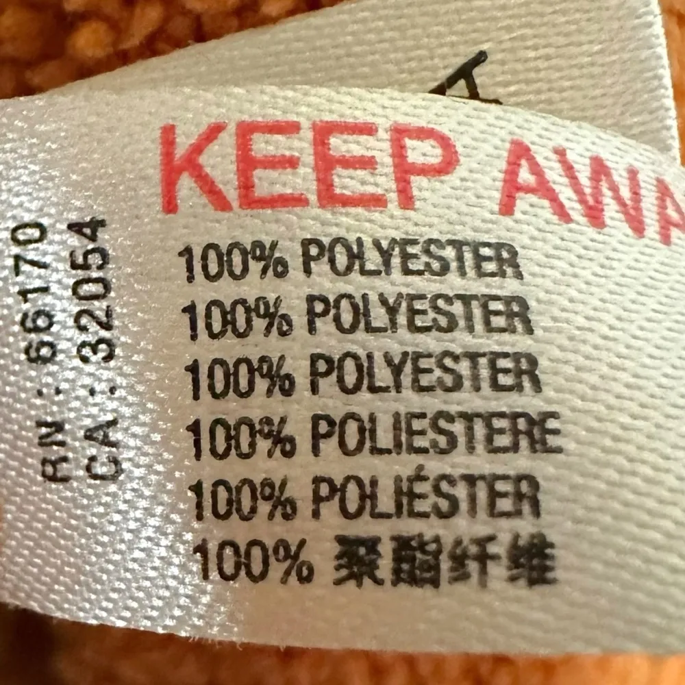 Free People Bino Pullover in Honey Eyed Orange Size Small 70s Terrycloth Beach - Image 14