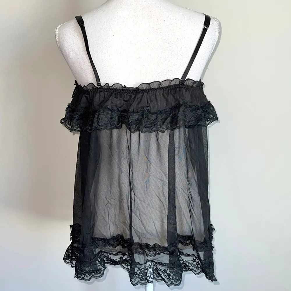 Victoria’s Secret Goth Babydoll Cami Top - Image 5