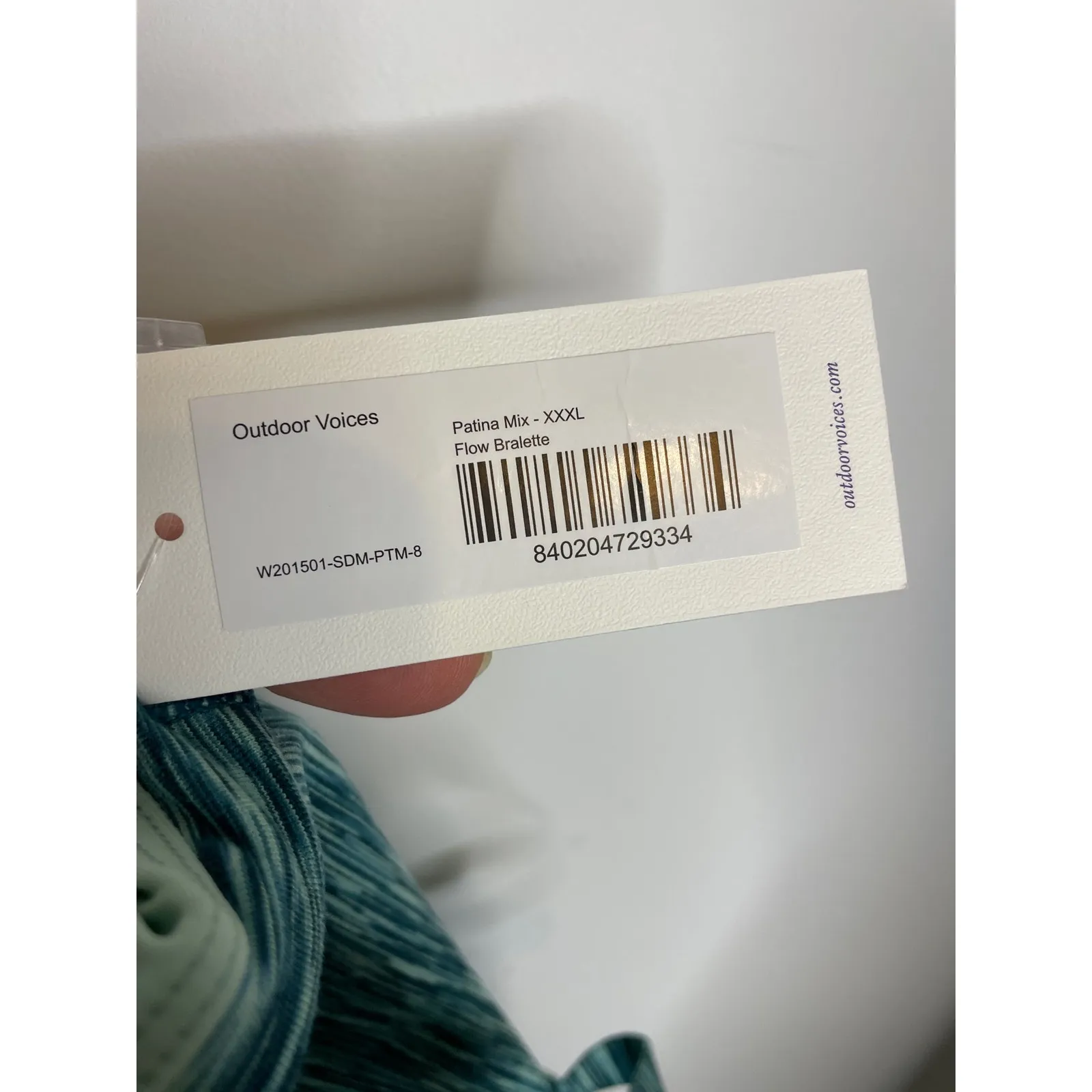 Outdoor Voices Womens Size XXXL Flow Athletic Bralette Patina Mix Athleisure NWT - Image 10