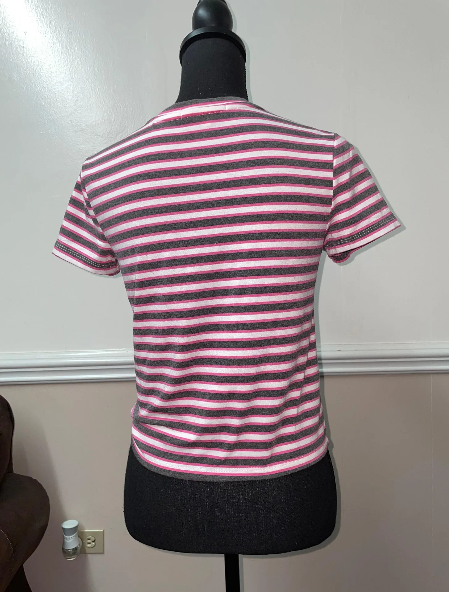 Stripe Crop Tee - Image 2