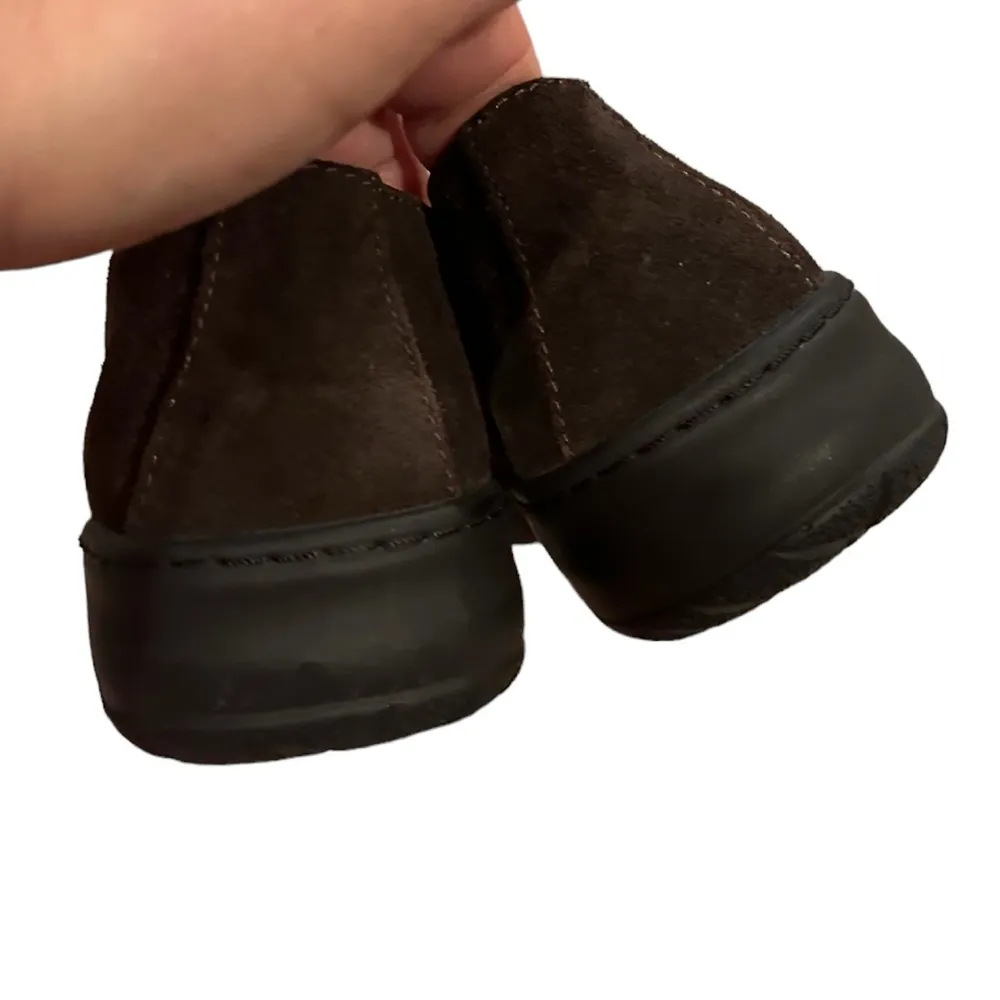 DAVID TATE MIKA SUEDE CHOCOLATE BROWN SLIPON ACTIVEWEAR SHOES 7N Size 7 - Image 2