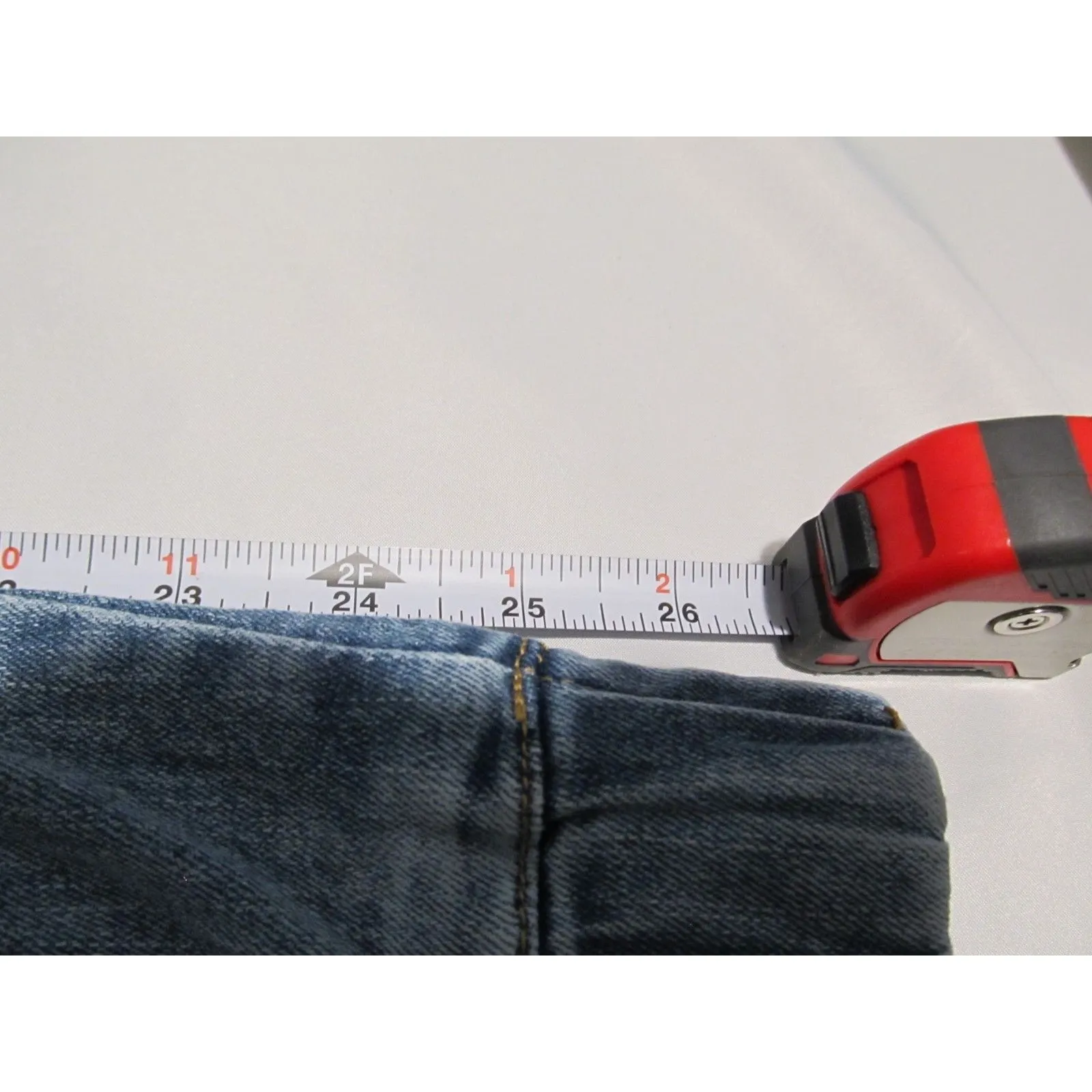 Madden Girl Cargo Jogger Jeans Light Wash Size XL NWT Double Button Waist - Image 10