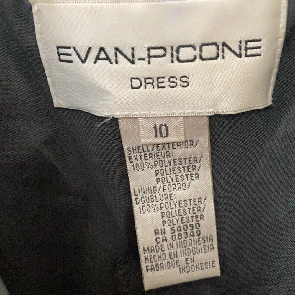 FINAL MARKDOWN Elegant black Evan picone dress 10t - Image 6