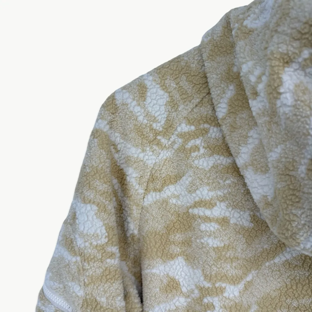 Outdoor Voices Camo PrimoFleece 1/4 Zip Hoodie | Small | White Cloud - Image 10