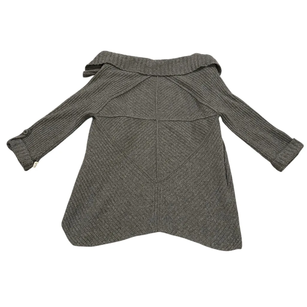 MARGARET OLEARY Wrap Open Front Cashmere Cardigan Sweater S - Image 3