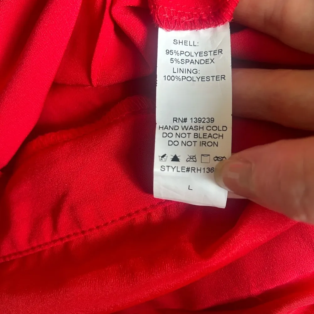 Do + Be Red Jumpsuit size Large - Image 6