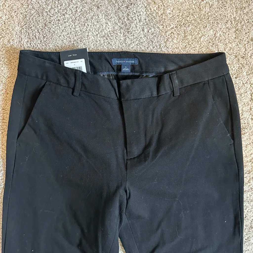 Black Tommy Hilfiger Dress Pants - Image 2