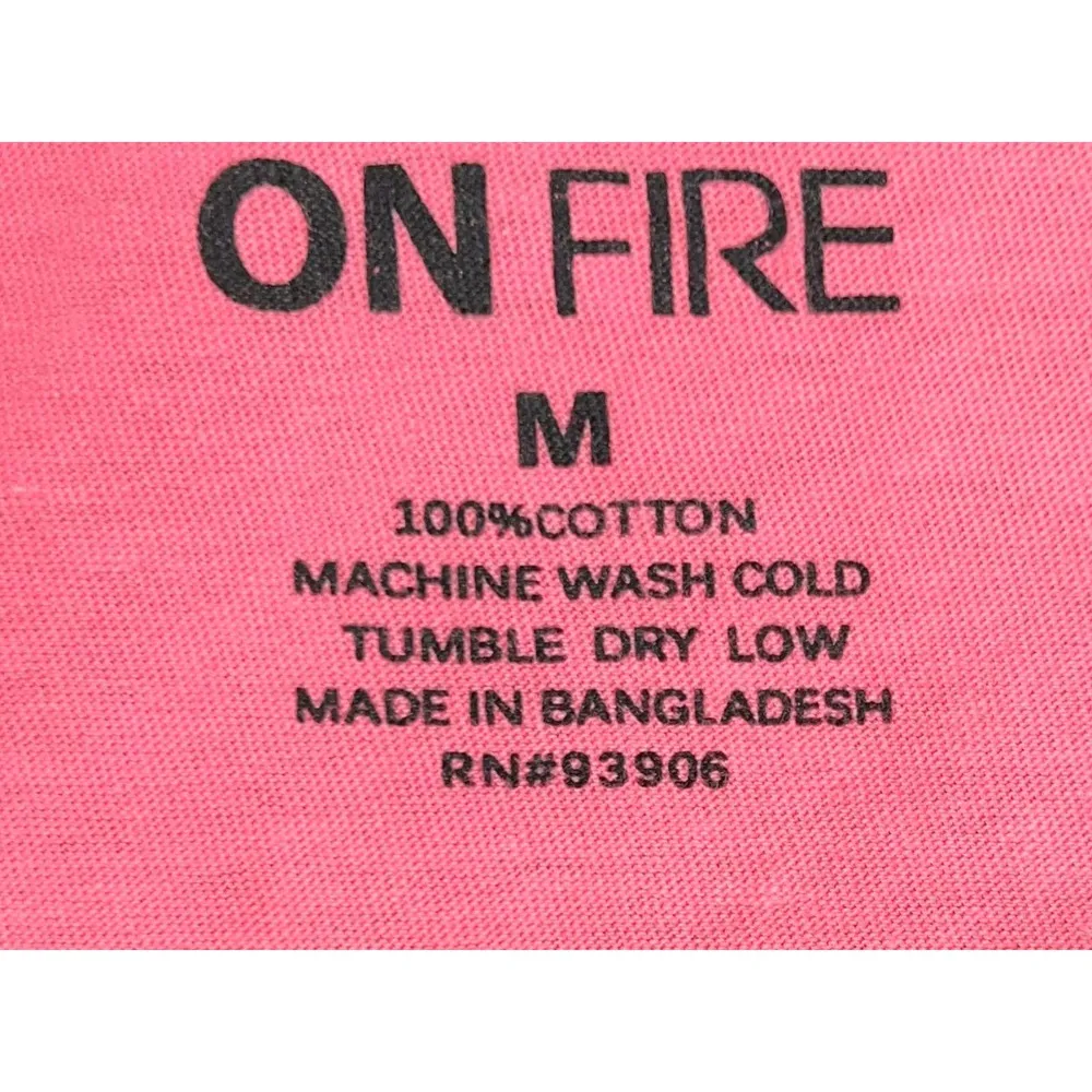 Lazy Panda Pink Shirt Size Medium - Image 8