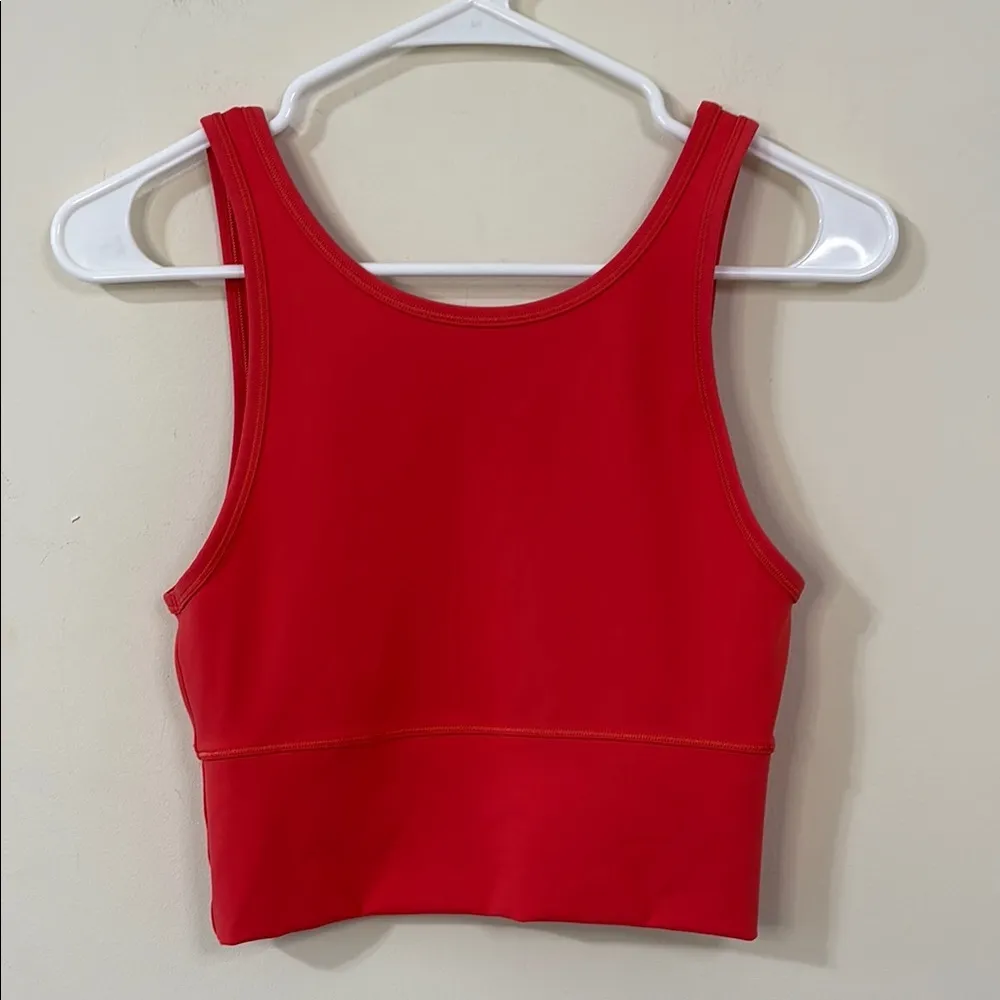Lululemon Power Pivot Tank *Everlux Pink Punch Size 4 - Image 3