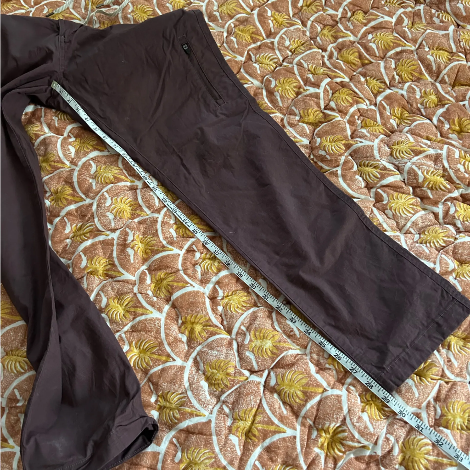 Vuori Ripstop Pant women’s large chestnut brown hiking outdoor - Image 4