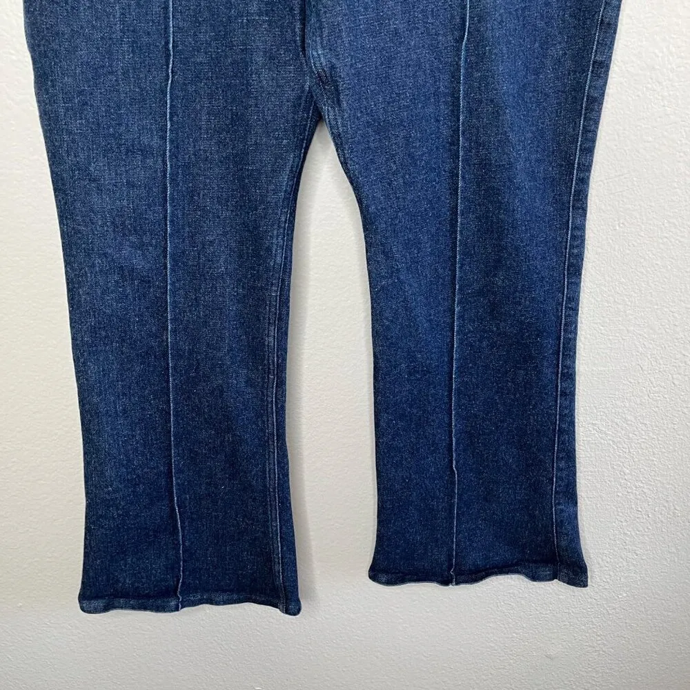 Spanx Womens Spanxshape Zero Waistband Micro Flare Jeans Size 2X - Image 7
