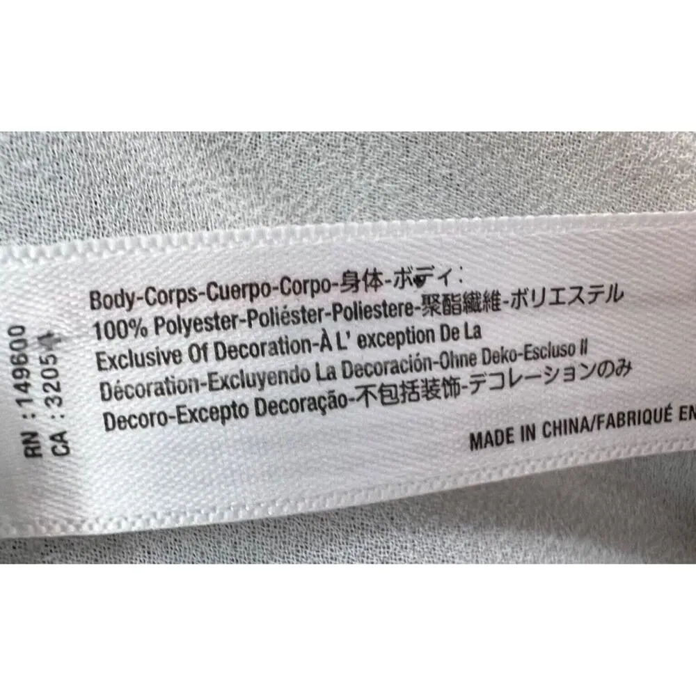 Flora Nikrooz UO Cami Top XS Cream Lace Semi Sheer Coquette Feminine Fairy NEW - Image 9