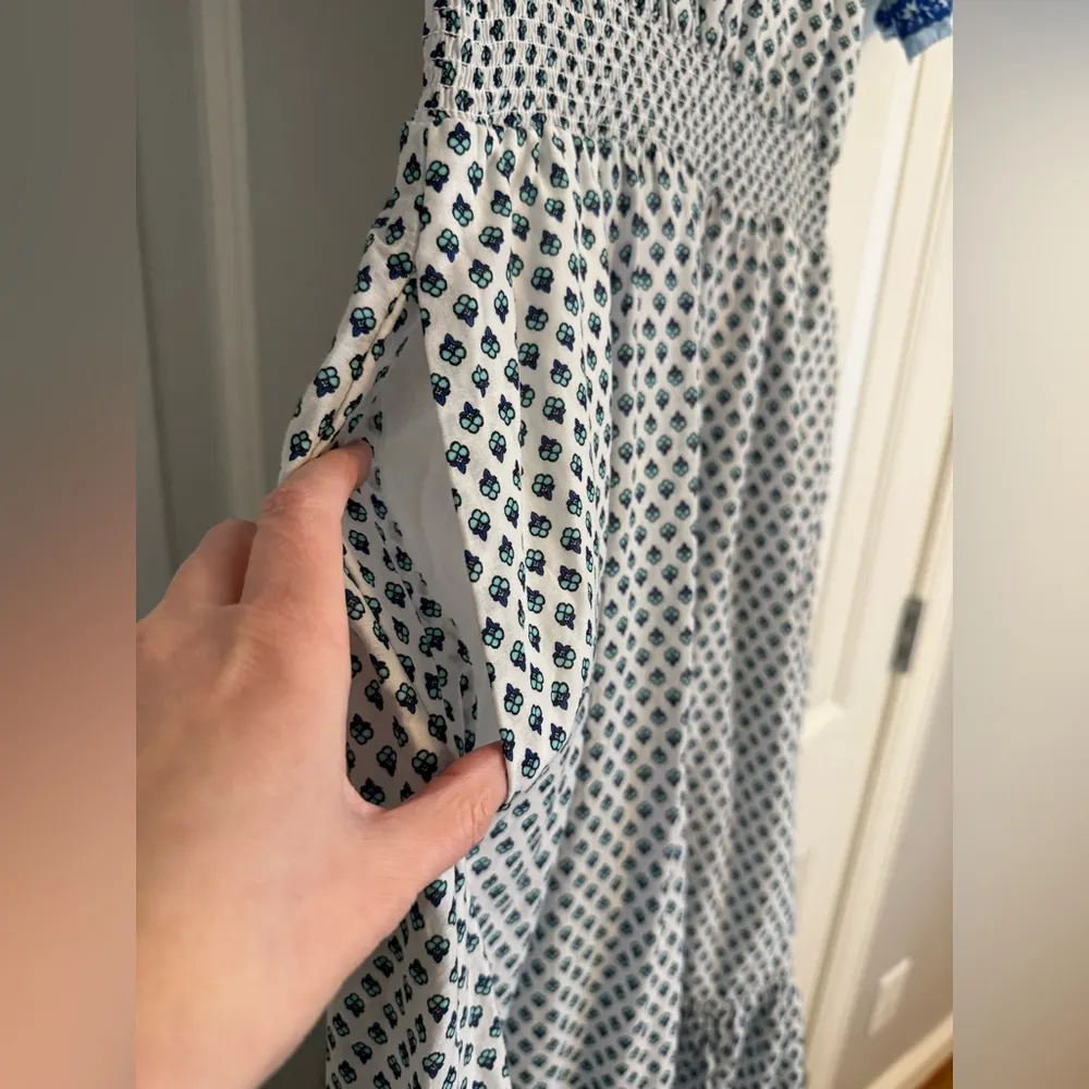 J.Crew Smocked ruffle dress in cotton voile size XS - Image 13