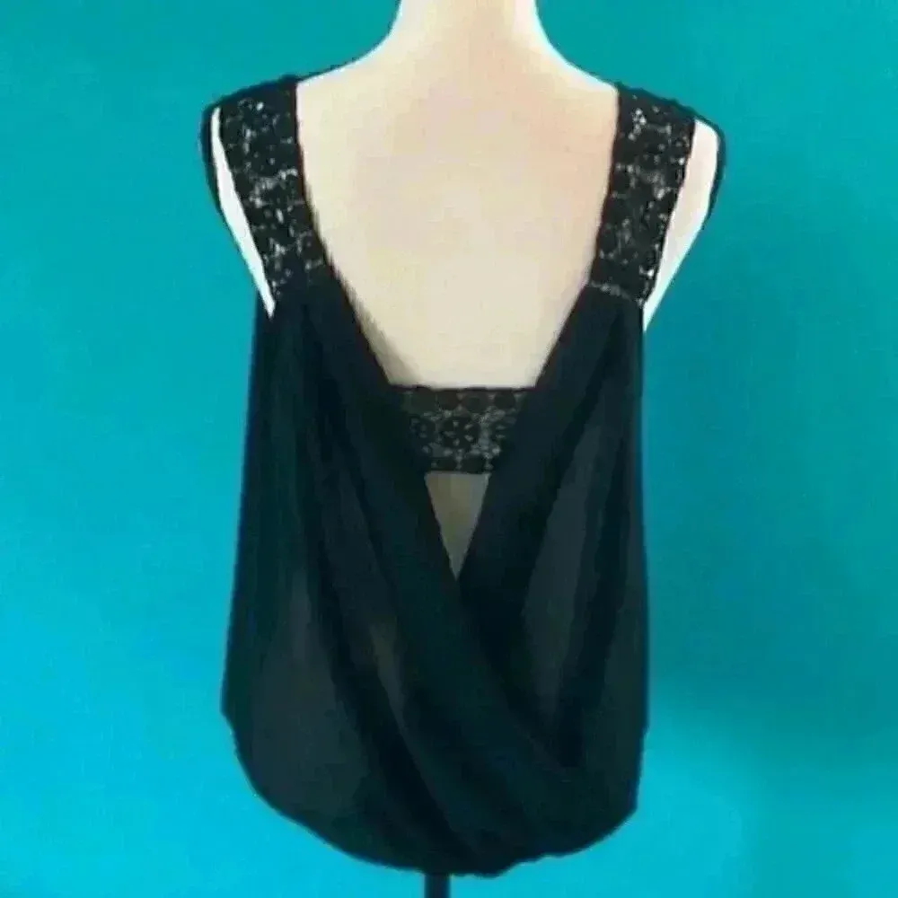 Double zero sheer black shirt - Image 2