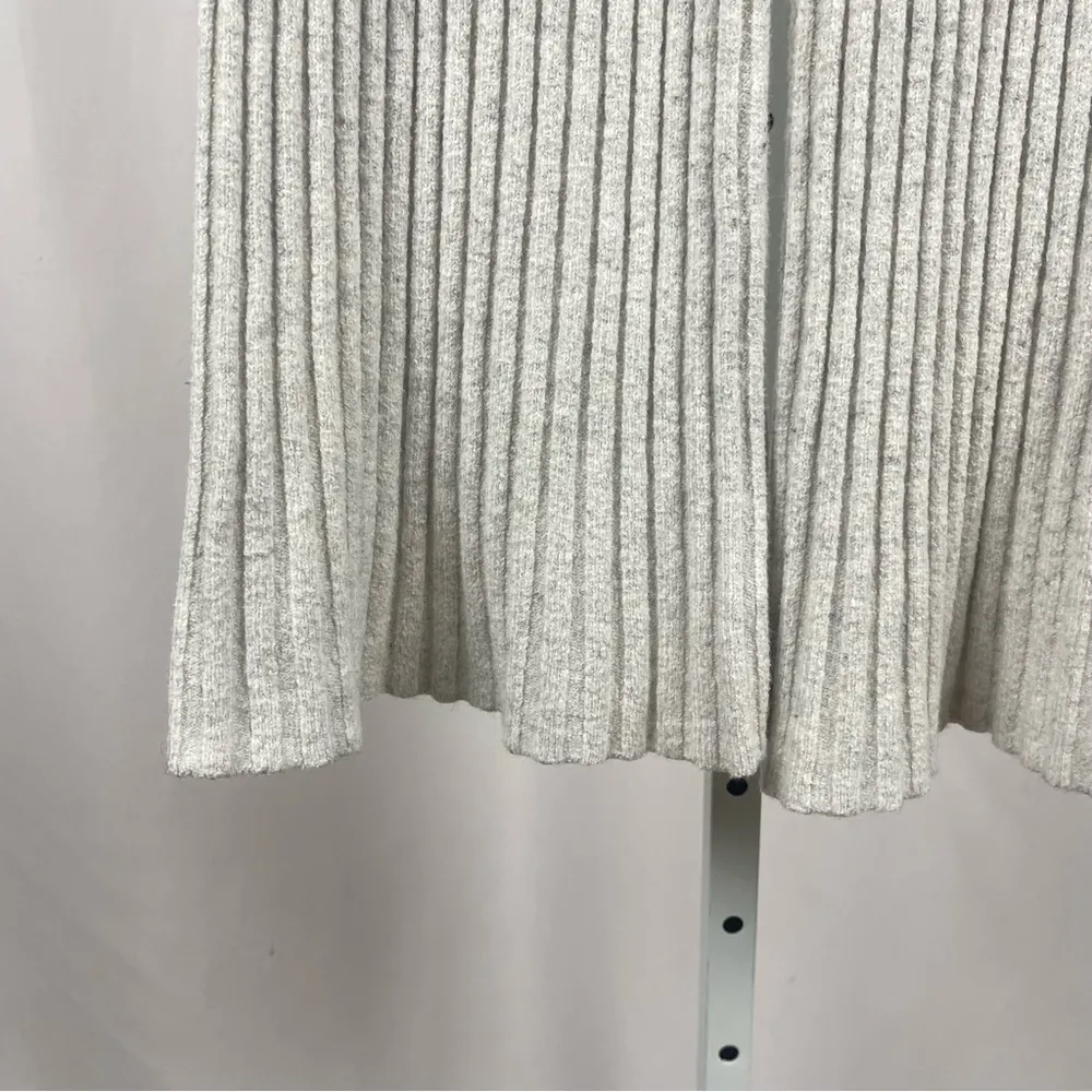 Treasure & Bond Medium Wool Blend Wide Leg Flare Ribbed Knit Pants Lounge Boho - Image 3