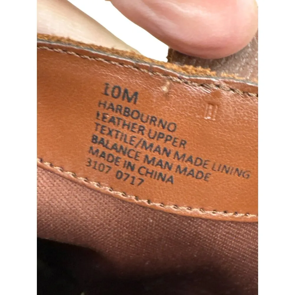 Nine West Womens Brown Leather retro Y2K Mid Calf Boots Size 10M SKU 7171 - Image 10