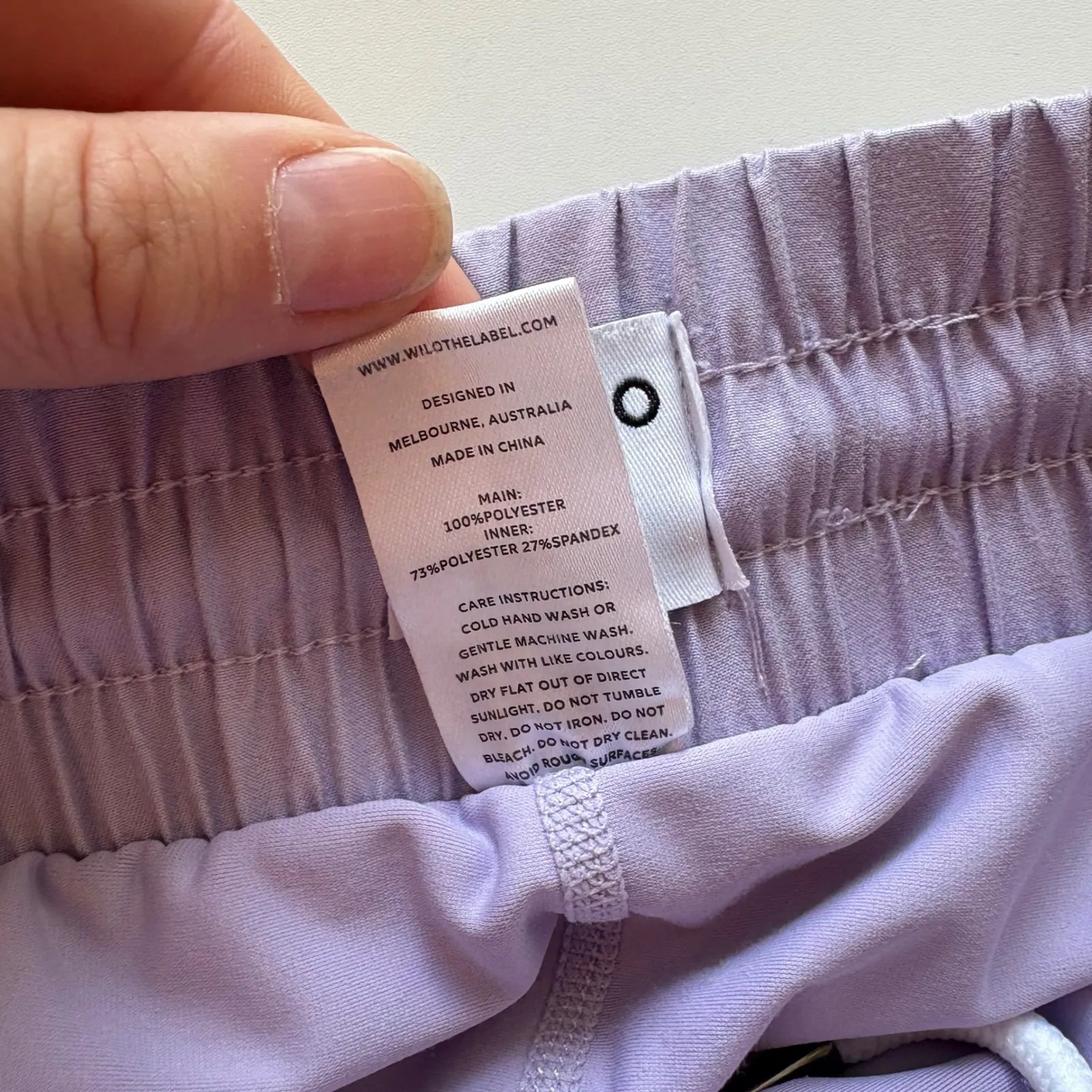 WILO The Label Women's Athletic Running Shorts‎ Lavender Size M Purple Size M - Image 3