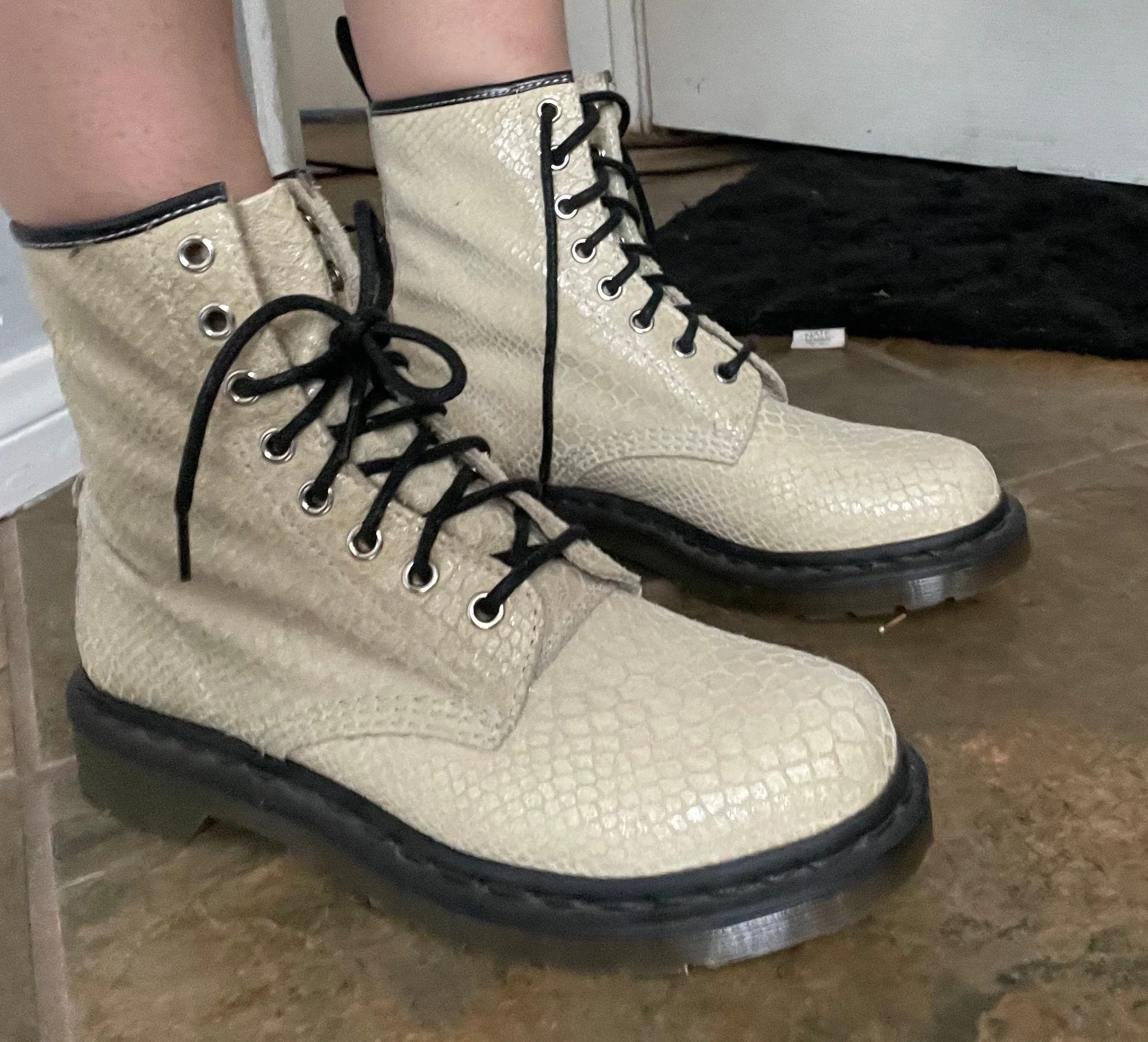 Dr. Martens  Snakeskin Boots - Image 2