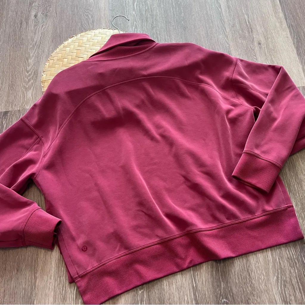 Lululemon softstreme pullover turtleneck in pomegranate‎ - Image 6