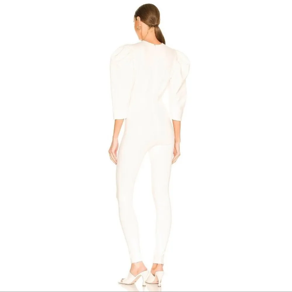 NONchalant Label Jaleen Catsuit in White - Image 3