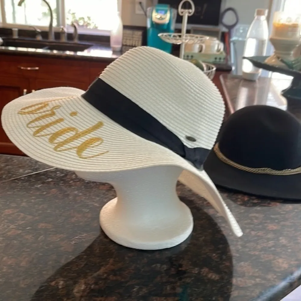 C&C EXCLUSIVES straw BRIDE HAT - Image 2