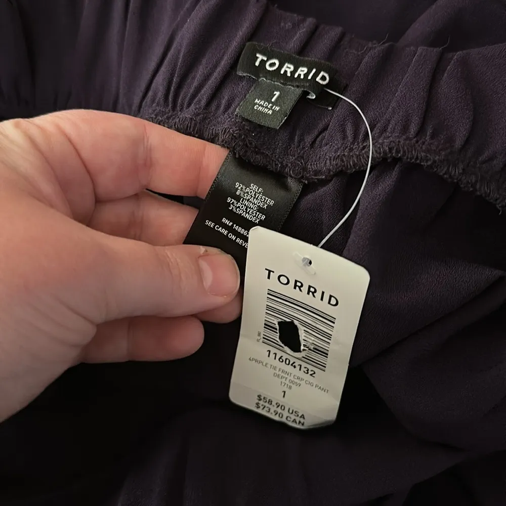 TORRID Purple Women's Pants - Image 5