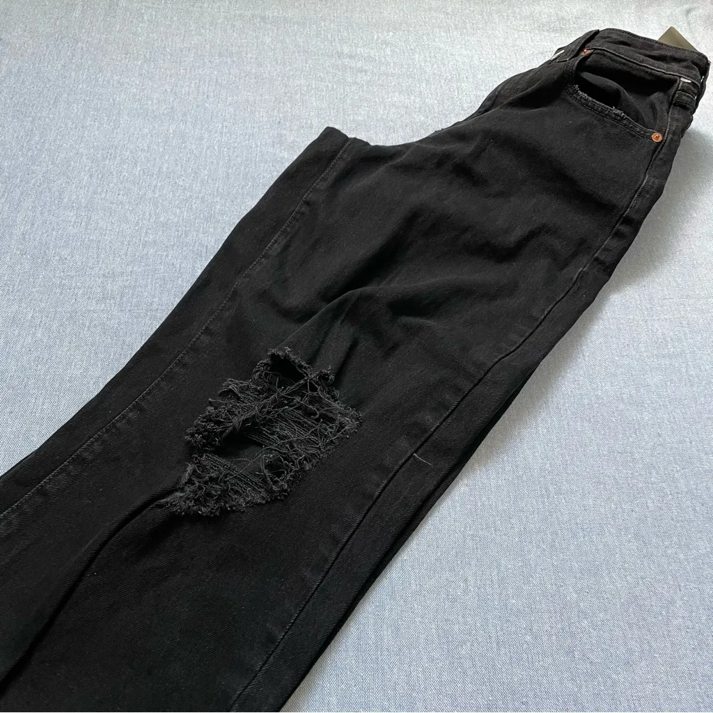 New Wild Fable Highest Rise Baggy Jean 00/24R in Black - Image 3