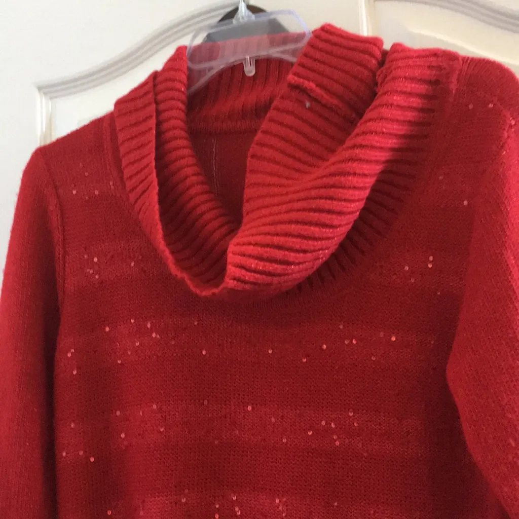 FINAL MARKDOWN Shimmery iz byer sweater large - Image 3