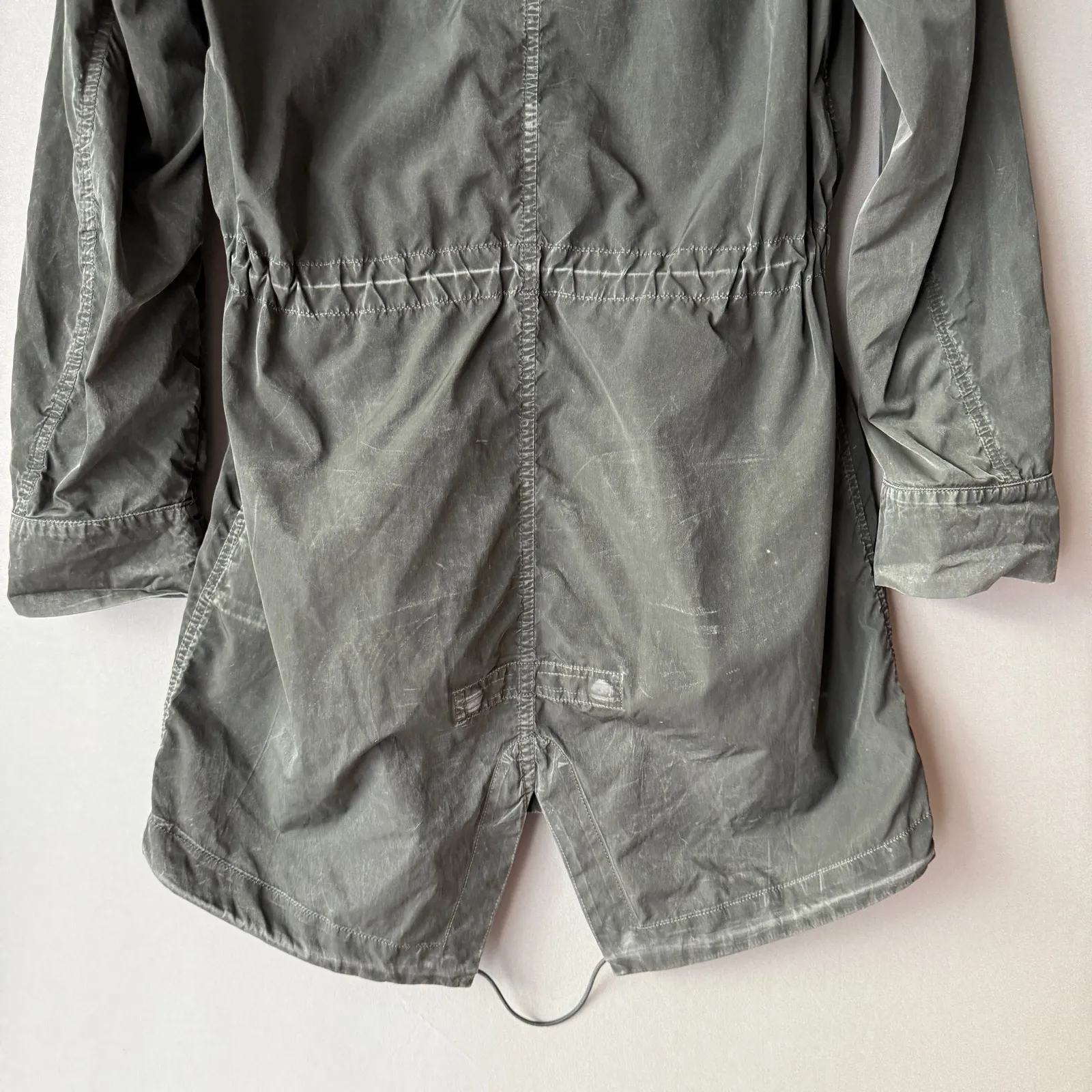 Spiewak sz‎ S Green Anorak button zip hooded jacket - Image 11