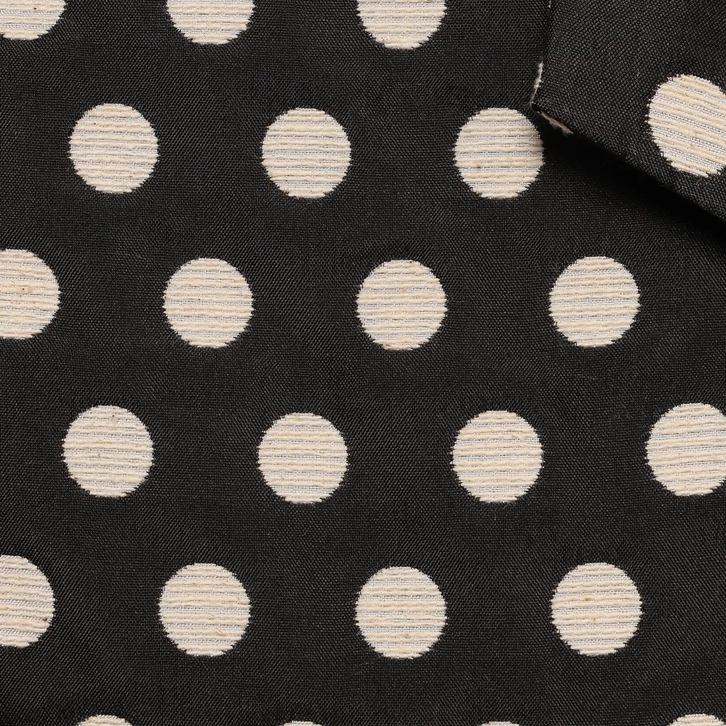 Petal & Pup Mable Black and White Polka Dot Maxi Skirt with side slit Size L - Image 8