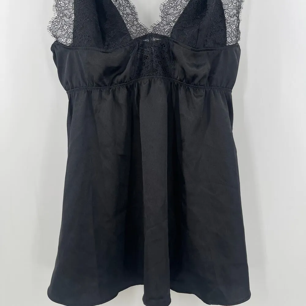 VICTORIA'S SECRET Lingerie Teddy Size Small Black Lace Sexy Lips Intimates - Image 12