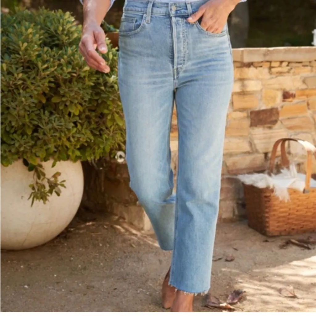 Frank & Eileen The Monaghan Jeans Light Denim Wash size 28 - Image 4