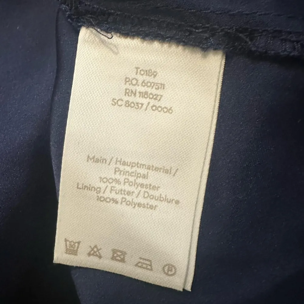 Boden Serena Polka Dot A Line Midi Skirt Size 2 Blue - Image 5