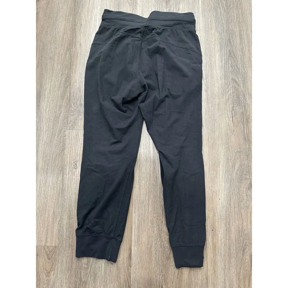 Lululemon Women's Size 4 Black Nylon Ready To Rulu High Rise Crop Jogger‎ Pants - Image 3
