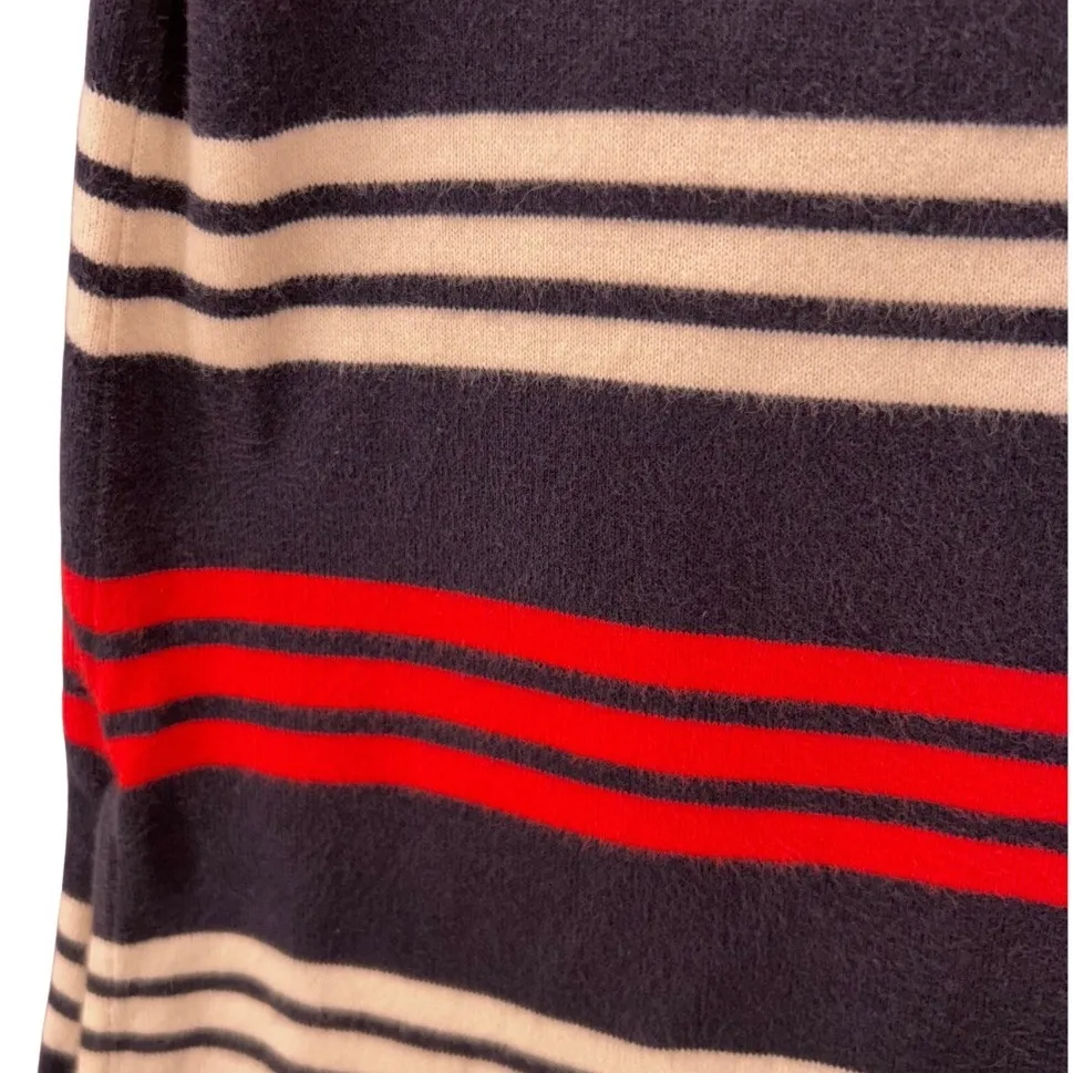 Uniqlo‎ Striped Dress Navy Red Medium - Image 4