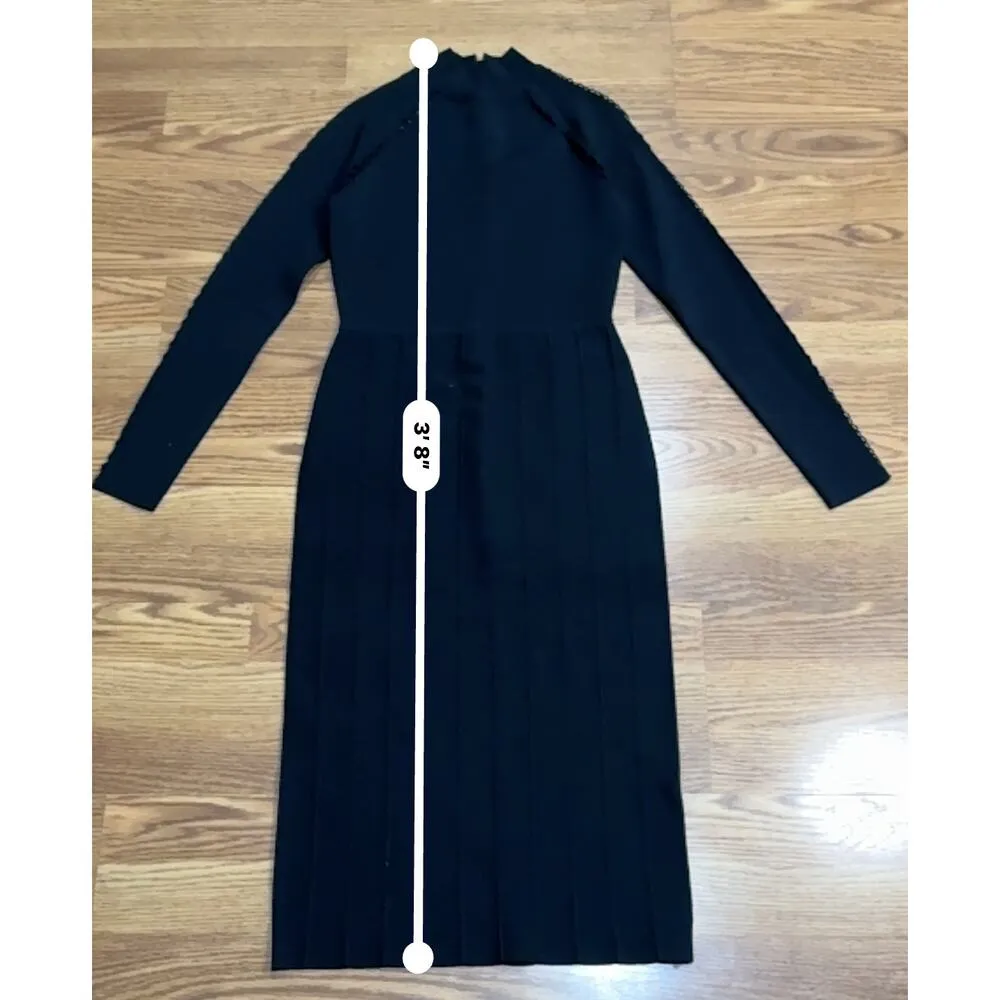 Lela Rose black Lattice - Image 9