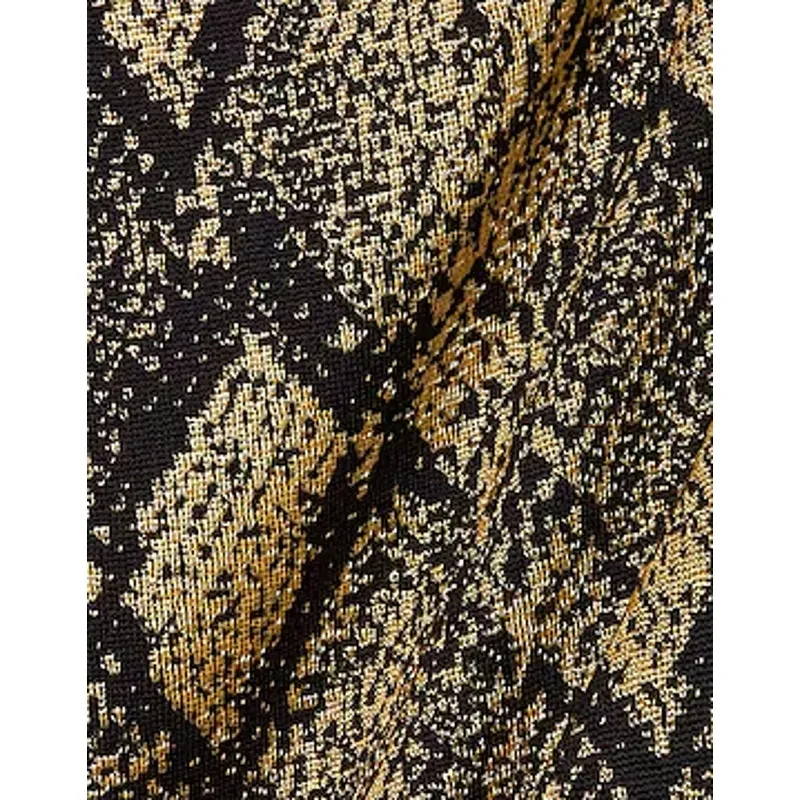 Solid and Striped Snake-Print Wrap Dress Size Large‎ - Image 5