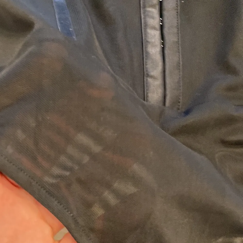 Free People Bodysuit size L color black adjustable stripes please see all photos - Image 10