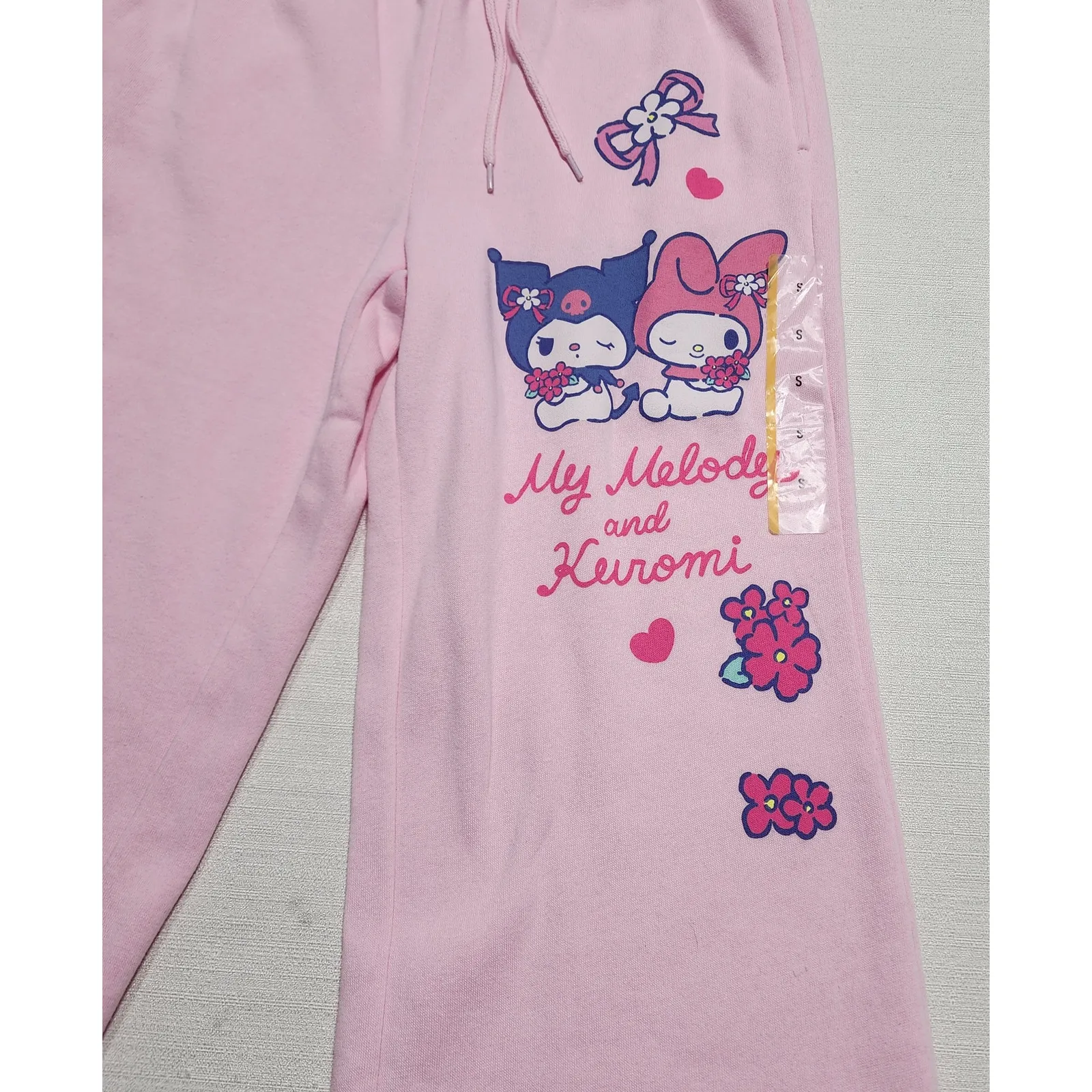 Kuromi and my melody sweatpants smalll women's adjustable - Image 2