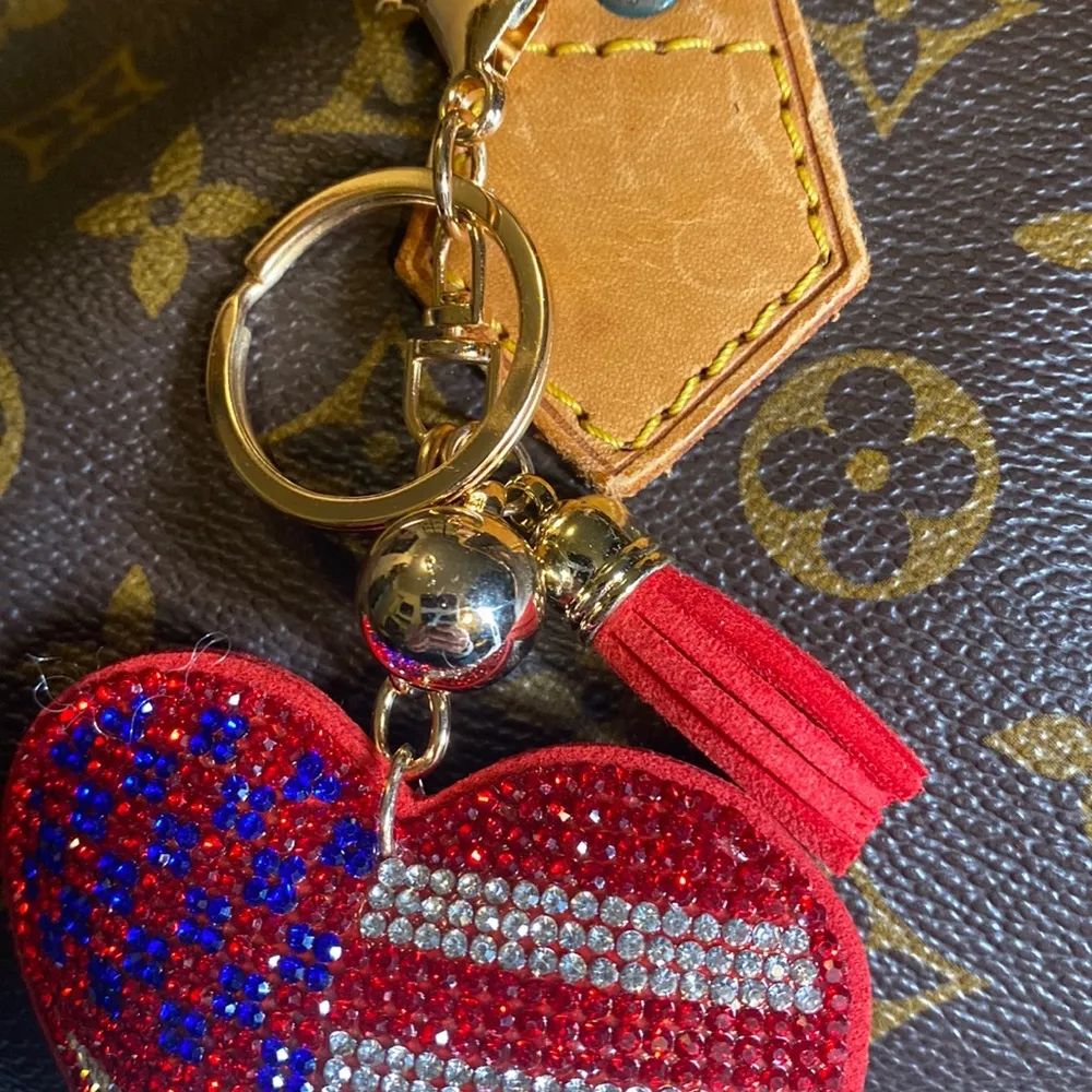 Bag / Purse Heart Charm #183 Red - Image 3